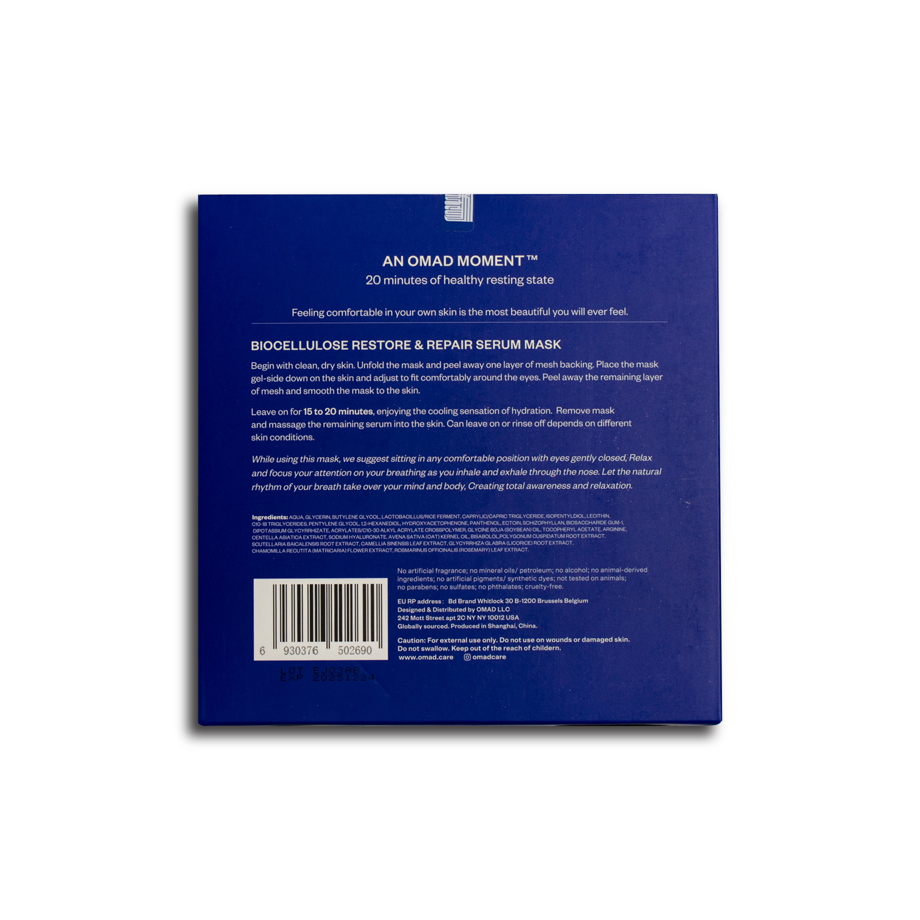 OMAD Bio Cellulose Restore & Repair Mask