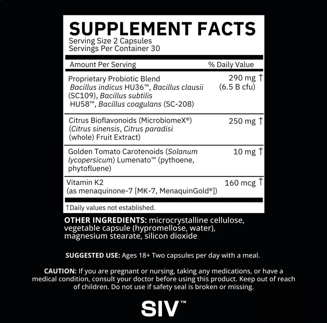 SIV Biome Balance Within Probiotic