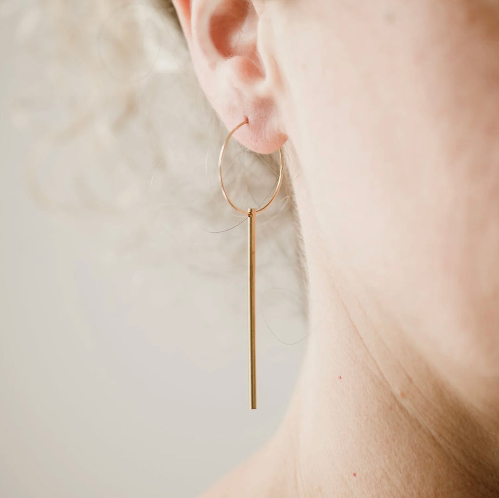 Flux Hoop Earrings