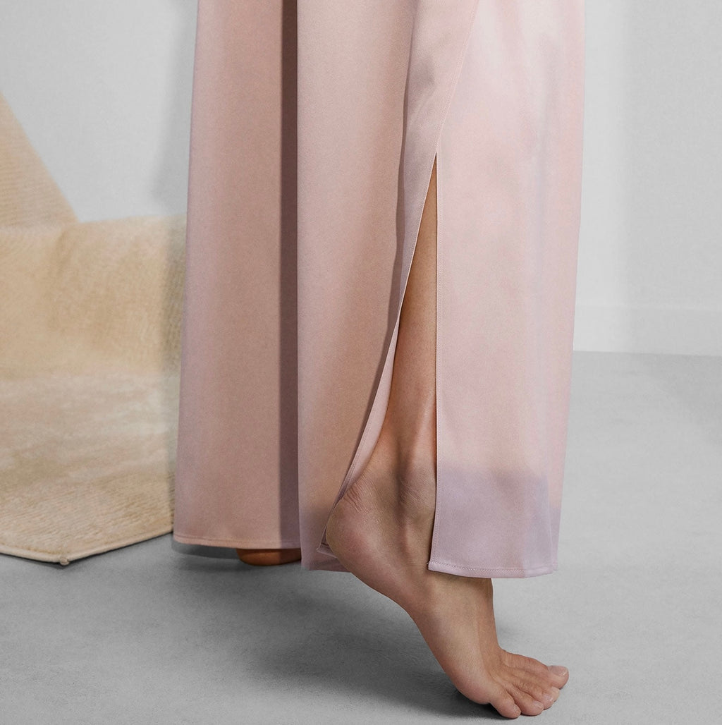 Washable Silk Tee Pant Set