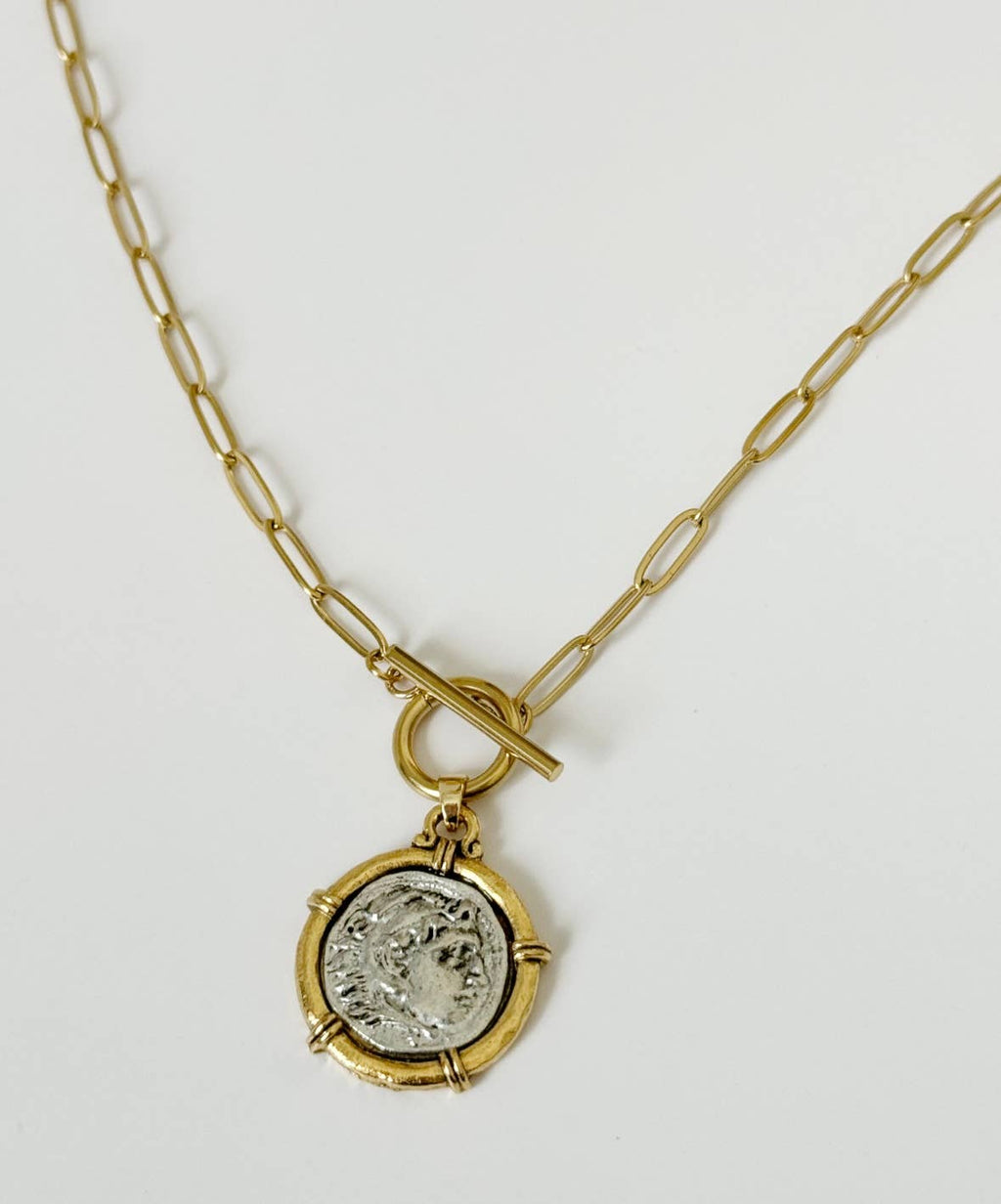 Greek Coin Necklace